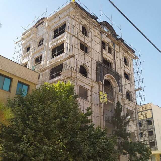 نمای چندطبقه | سنگ‌کاری تقانی